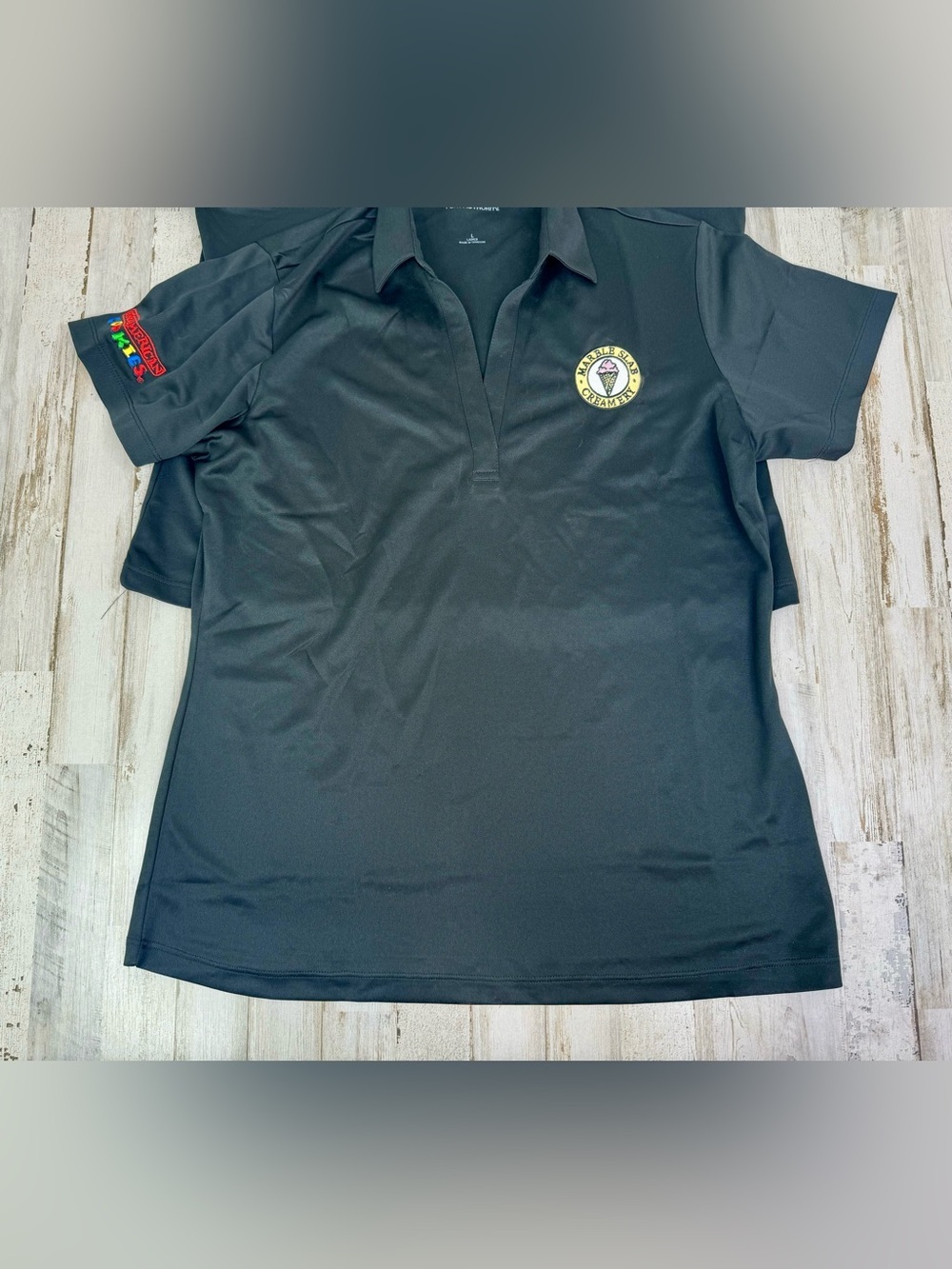 Great American Cookie Company Uniform Shirt Size Large Black Lot Of 2 - Picture 3 of 9